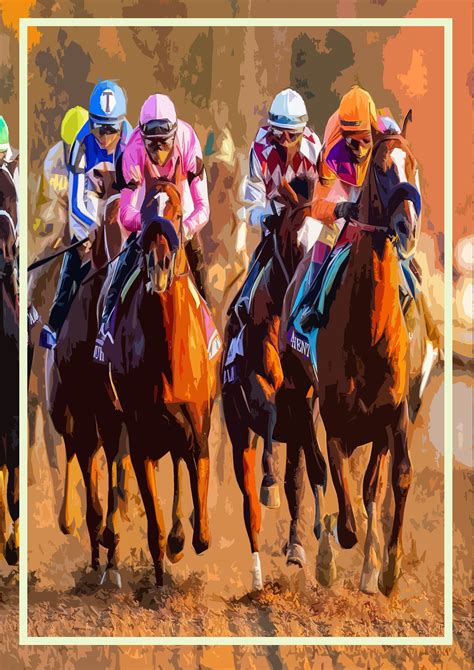 horse racing pictures to print.